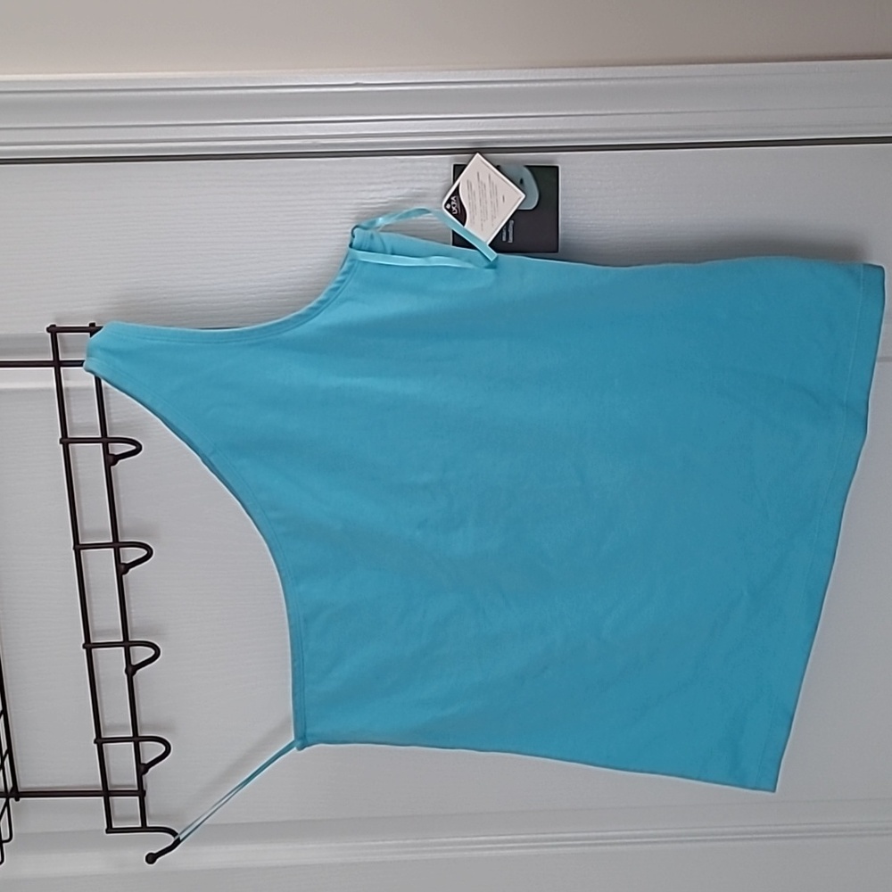 One shoulder lycra/cotton top. Large